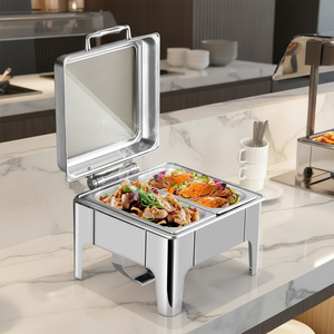 Recipiente para Calentar Comida <span class=keywords><strong>de</strong></span> Acero Inoxidable <span class=keywords><strong>de</strong></span> 6L para Restaurantes TAIDING, para Servir en Eventos - Product Image 1