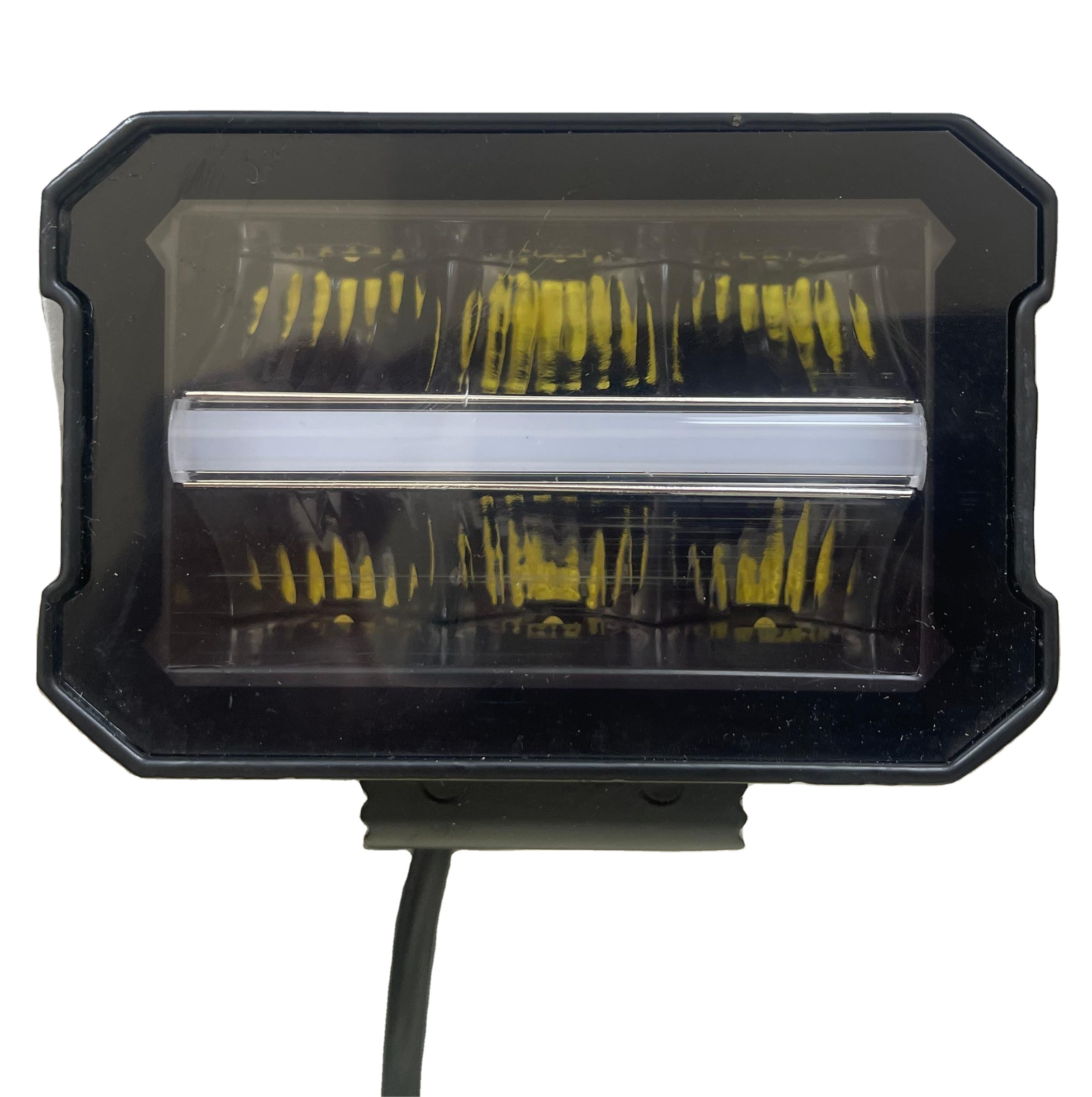 12V-80V 30W 4.5 Inch Led Driving Light Dual Color DRL Off Road Spotlights Offroad LED Work Lamp for Truck Wrangler ATV Tractor
