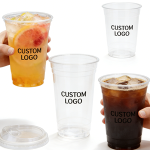 Vasos Desechables de Plástico PP de Pared Simple con Tapas y Pajitas de 90 mm, Impresión UV Personalizada para Café/Cafeterías/Máquinas Expendedoras, Marca Starlight de 12 oz - Product Image 6