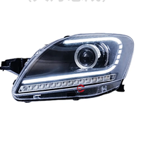 Feux avant à LED 2008-2013 pour Toyota Vios Assemblage de phares à LED Modifié pour feux de circulation diurne