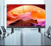 Pantalla LED Digital Interactiva Sin Táctil de 108 Pulgadas Mini COB P1.25 4K, Pantalla para Conferencias Todo en Uno, CMS, IP65, Soporte de Piso