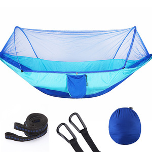 Logo personnalisé Parachute 210T Nylon Pop-up Moustiquaire Sac de rangement Camping en plein air <span class=keywords><strong>Hamac</strong></span> pour loisirs Toutes saisons 150kg Capacité - Product Image 5