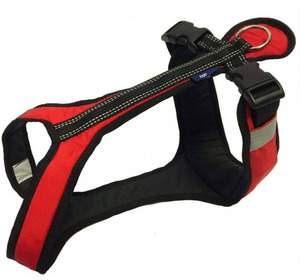 Harnais pour chien et Laisse Échapper À La Preuve Gilet Pour Animaux de compagnie Harnais Zéro DC Court Harnais Noir/neonorange - Product Image 3