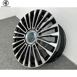 Rines de Estilo Maybach Personalizados para Mercedes Clase G W464 G63 G500, Rines Forjados de Aleación de Aluminio de 20-24 Pulgadas, Color Negro Nuevo - Product Image 5