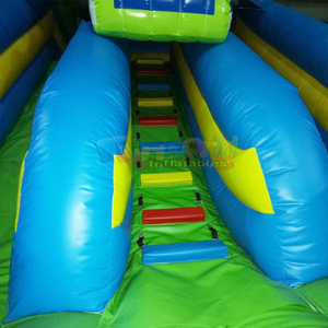 Structure gonflable géante de qualité commerciale pour fêtes en plein air, toboggan gonflable, piste de course gonflable, glissade sèche pour enfants - Product Image 6