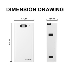 Batería <span class=keywords><strong>Solar</strong></span> LiFePO4 OEM de 15kwh 16kWh con Protección Contra Cortocircuitos IP53 51.2V 300Ah 314Ah, Paquete de Baterías de Litio para Almacenamiento de Energía en el Hogar - Product Image 3