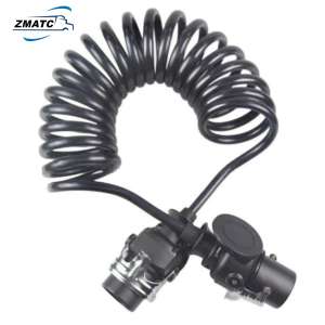 สายเคเบิล Zmatc พร้อมการเชื่อมต่อท่อและขดลวดอิเล็กทรอนิกส์แบบยืดหยุ่น446 008 243 0/0906124สำหรับ IVE DF <span class=keywords><strong>SCA</strong></span> 24V 7พินขดลวดซ็อกเก็ต EBS - Product Image 1