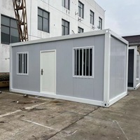 Maison conteneur préfabriquée prête à l'emploi 20ft 40ft, maison modulaire à assemblage rapide pour la vie familiale