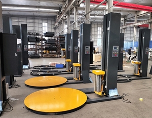 Pallet <strong>Shrink</strong> <strong>Wrap</strong> Semi <strong>Auto</strong> Prestretching Film Packaging Pallet <strong>Shrink</strong> <strong>Wrap</strong> <strong>Machinery</strong> - Product Image 5