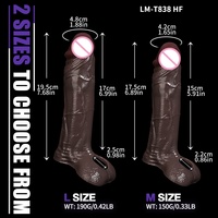 Fernbedienbare Flüssigsilikon-Heizvibratoren Realistische Klitoris-Dildos Stoßvibratoren für Frauen Masturbatoren - LM-C-T838