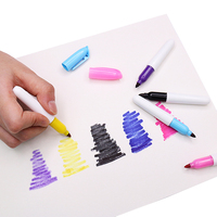 Offre Spéciale marqueurs permanents multicolores, couleurs vives à base d'huile utilisé golf writer mini permanent T-Shirts tissu art marqueur