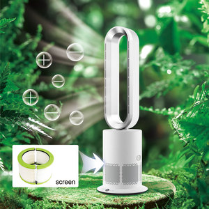 Ventilateur tour intelligent sans pales pour la maison avec purificateur d'air, <span class=keywords><strong>refroidisseur</strong></span> d'air, chauffage et filtre HEPA 13 pour éliminer la poussière et la <span class=keywords><strong>fumée</strong></span> - Product Image 3