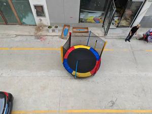 Trampolín Redondo con Red Protectora Colorida y Cama Elástica <span class=keywords><strong>para</strong></span> Niños, Diversión en Interiores y Exteriores, <span class=keywords><strong>Ejercicio</strong></span> y Gimnasio, <span class=keywords><strong>Precio</strong></span> <span class=keywords><strong>de</strong></span> Fábrica - Product Image 5