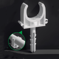 Nouveau matériau épaissi Tuyau en aluminium-plastique Pvc Carte de tuyau en métal Ppr Carte en plastique Rangée de clips.