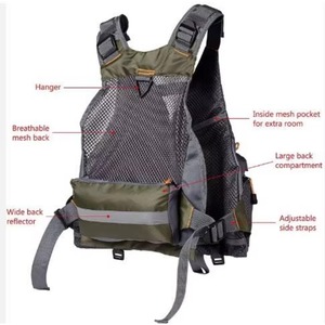 Gilet de pêche gratuit pour hommes et femmes, imperméable et isolé, pour la pêche à la mouche, au bar, et les sports nautiques comme le kayak, la voile et la navigation. - Product Image 4
