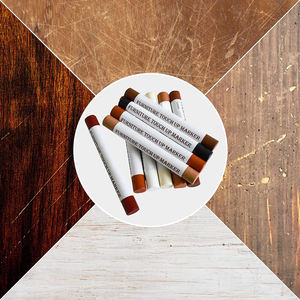 10色タッチアップワックススティック修理キット家具ワックスクレヨンスクラッチ用穴床ラミネート大工 - Product Image 5