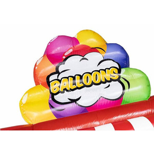 Camión de comida inflable al aire libre para niños, casa de rebote, barra de batidos, parrilla de barbacoa y tema de globos para alquiler de fiestas de cumpleaños - Product Image 4