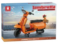 Reobrix 11036 2025 Nuevo Moc City Creative Roman Holiday, Modelo de Motocicleta, Bloques de Construcción, Juguetes de Ensamblaje DIY, Regalos para Niños, Sets de Bloques de Construcción