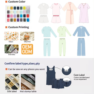<span class=keywords><strong>Camicia</strong></span> da <span class=keywords><strong>Notte</strong></span> OEKO-TEX per Donna, Ecologica in Fibra di Bambù GOTS, con Bottoni, Maniche Lunghe, Abbigliamento da Casa - Product Image 4