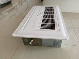 คอยล์พัดลมแบบคาสเซ็ตทางเดียวสำหรับโรงแรม, ตัวระบายความร้อนด้วยน้ำสำหรับห้างสรรพสินค้าในฤดูหนาว - Product Image 4