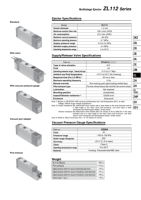 Ejecteur multi-étages série ZL112 sans valve
