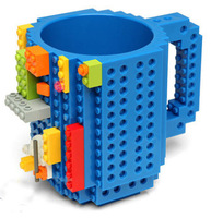 Mug Créatif et Amusant à Bâtir, Forme Cylindrique, Tasse de Voyage Originale pour Enfants, Tasse à Café Bricolage pour Enfants