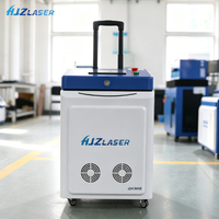 Machine de nettoyage laser à impulsions 200W/300W/500W pour l'élimination de la rouille, des moules de pneus, de la peinture et des taches d'huile