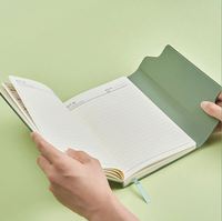 Cuaderno de Cuero de Alta Calidad A5, con Hojas Sueltas, Encuadernación en Espiral, Cosido con Hilo, 100 Hojas, Personalizable, Exquisito