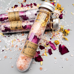 Sel de bain en tube avec aromathérapie, huiles essentielles relaxantes et bain moussant apaisant - Product Image 3