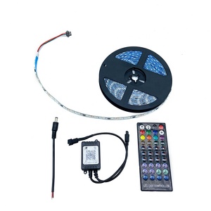 Iluminación Ambiental para Automóvil, Control Remoto Inalámbrico RF, Color de Ensueño, Smd 5050, 12 V, 5 m, Tira de Luces LED RGB Impermeables - Product Image 3
