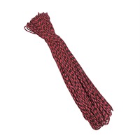 Cordon de parachute en paracorde polyester 550 pour camping, randonnée, escalade, survie, urgence, portable, 100 m/rouleau