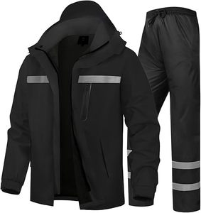 Combinaison de <span class=keywords><strong>pluie</strong></span> pour <span class=keywords><strong>homme</strong></span> de haute qualité, veste et <span class=keywords><strong>pantalon</strong></span> de travail réfléchissants à haute visibilité pour tous les sports, la ferme, la pêche, la <span class=keywords><strong>moto</strong></span> - Product Image 5