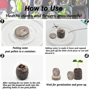 Compressed Seed Starter Germination Coco Coconut Coir <strong>Soil</strong> Disks