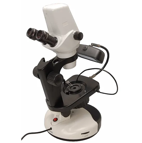 BestScope Microscope gemmologique numérique binoculaire BS-8060BD 3,2 mp, vue des échantillons de pierres précieuses et des pièces de bijoux