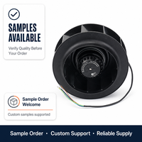 Ventilateur centrifuge EC 230V 50/60Hz à pales courbées vers l'arrière D280 avec contrôle de vitesse PWM 0-10V pour la ventilation des unités de traitement d'air (UTA) CVC