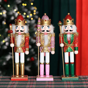 <span class=keywords><strong>Casse</strong></span>-<span class=keywords><strong>noisette</strong></span> de Noël en bois de 12 pouces Cadeaux de Noël Décorations de Noël Décoration de la maison - Product Image 4