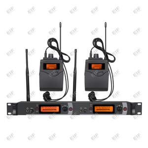 Sistema de monitoreo inalámbrico intraauricular profesional EIF DR-300, auriculares de alto rendimiento con micrófono inalámbrico de alta calidad - Product Image 3