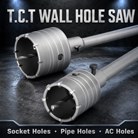 Mata Bor Lubang Dinding BEILI 30-160mm TCT Tungsten Carbide Core Drill Bit SDS Plus Shank untuk Pemotong Bata Beton dan Batu Bata