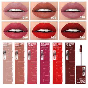 Matte Liquid <b>Lip</b> <b>Gloss</b> Gel Waterproof Moisturizing Hydrating Non-Stick Cup Velvet Foreign Trade Non-Fading Wholesale - Product Image 1