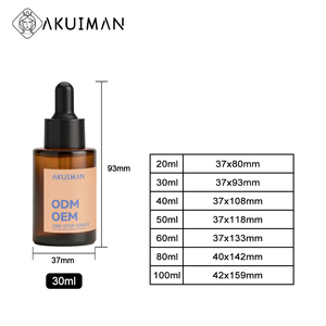 Botella de vidrio ámbar de 50ml 100ml con gotero para aceite - Product Image 5