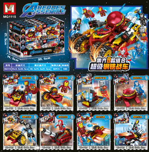 Pandas OEM & ODM Xu Hướng Mới Sán Đầu Đồ Chơi Marvel Avenges Siêu Anh Hùng Hành Động Con Số Xây Dựng Khối Bộ Món Quà Nổi Tiếng Tự Làm Lắp Ráp - Product Image 2