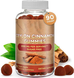 OEM senza zucchero Ceylon cannella Gummies cromo e sodio citrato Nootropics integratore sanitario per la salute del cervello - Product Image 2