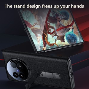 ใช้งานร่วมกับเคสโทรศัพท์ VIVOX Fold5 บานพับแม่เหล็ก ครอบคลุมเต็มรูปแบบ พร้อมขาตั้งหมุนได้ ฟิล์มในตัว ครอบคลุมเต็มรูปแบบ กันกระแทก - Product Image 3