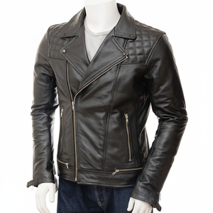 Chaqueta de Motocicleta de Piel de Oveja Genuina, Negra, Acolchada, Impermeable, para Invierno, para Hombre y Mujer, de Alta Calidad, Precio Económico, Informal, Transpirable - Product Image 1