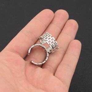 2026 Best Sales Popular Simple Niche Design Stripe <b>Ring</b> Vintage Style Silver Plated Unisex's <b>Rings</b> Fashionable Jewelry Wholesale - Product Image 1