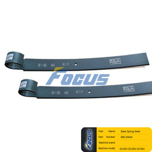 Repuestos para Grúa sobre Camión ZOOMLION QY20V QY25V QY30V, Resorte Trasero de Acero 660-29044 - Product Image 4