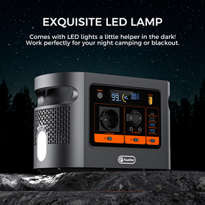For Emergency 600W <b>Solar</b> <b>Generator</b> 230V Battery Rechargeable Portable Station Outdoor Car Charging Pure Sine Wave E106B Portable - Product Image 2