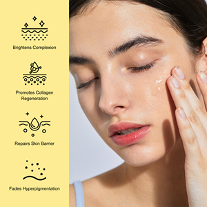 Serum Pemutih Pengencang Pengurang Pori-pori Anti-Kerut Asam Ferulic Vitamin C E Vegan Organik Label Pribadi - Product Image 4