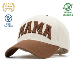 Custom 3D Embroidery 5 Panel Baseball Cap BSCI GRS Factory High Quality Contrast Color Camper Hat Professional Manufacturer - Product Image 1