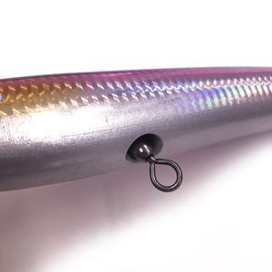 <span class=keywords><strong>Leurre</strong></span> flottant en bois Weiyu 20cm 100g, non peint, pour la pêche en eau salée, type stickbait, pour la pêche à la traîne. - Product Image 4